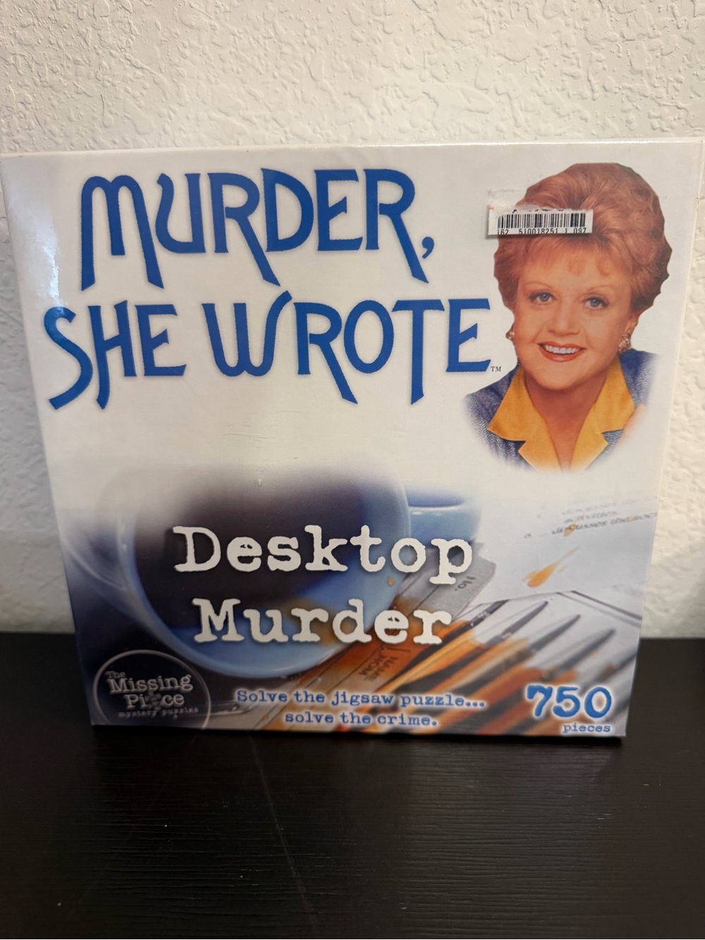 Vintage Murder She Wrote Desktop Murder Mystery Jigsaw Puzzle 750 Pc RoseArt